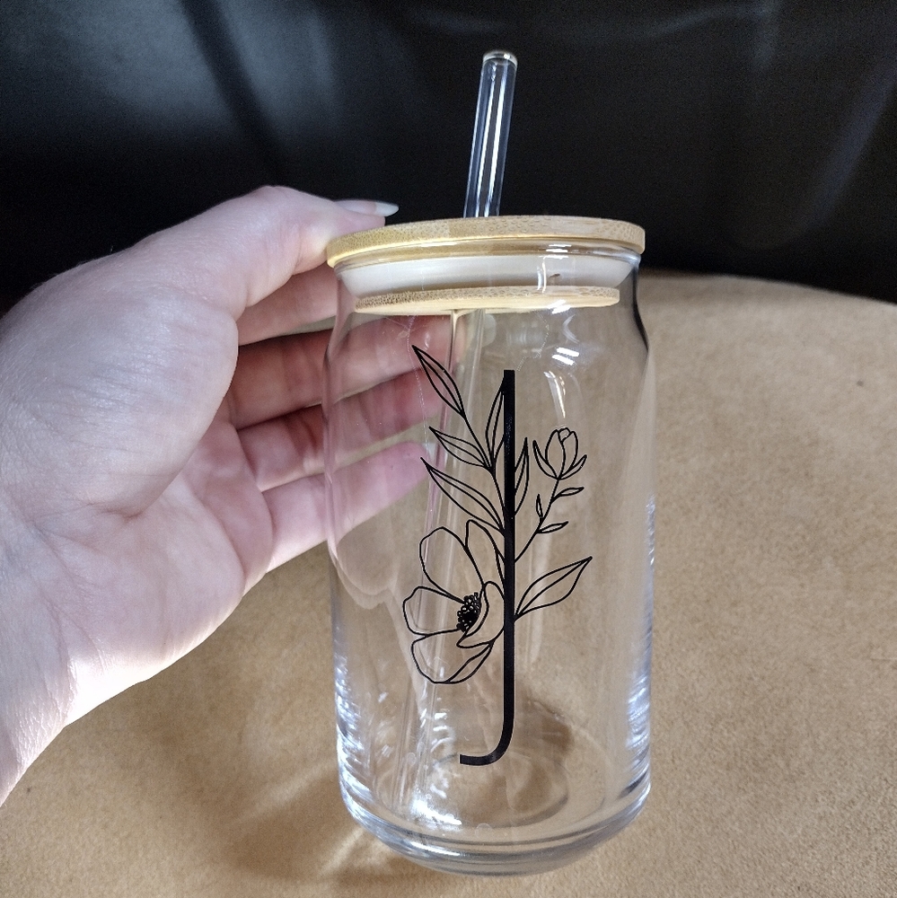 J Glass Cup